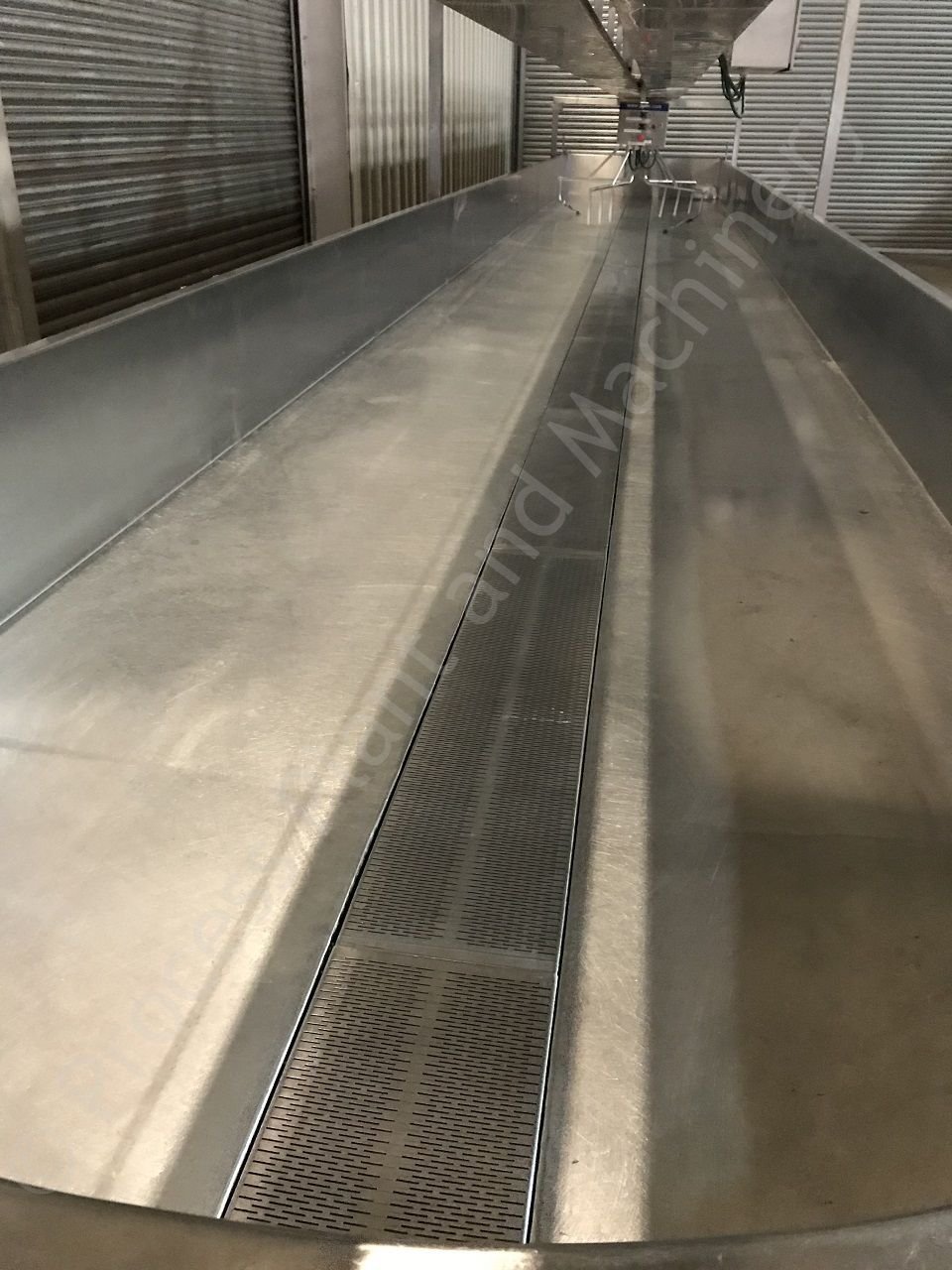 Used 8,500 Ltr GEA Damrow Stainless Steel Cheese/Curd Draining Table